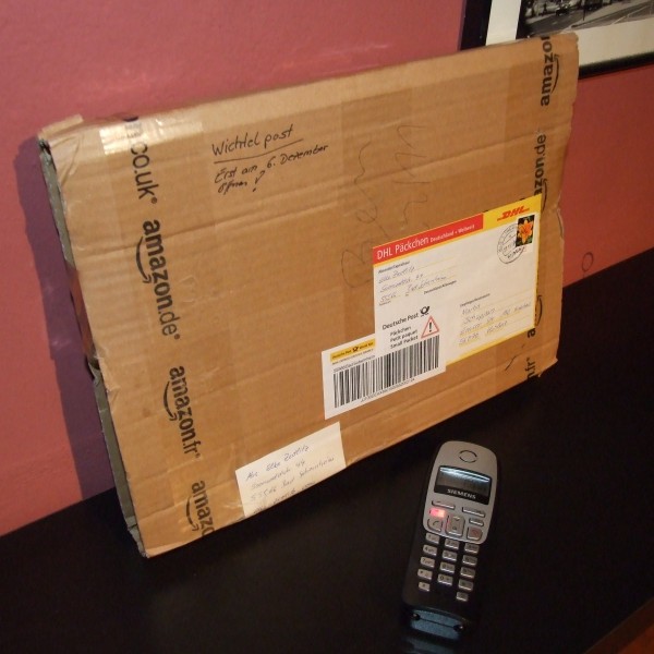 noch nicht ausgepackt