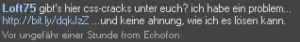So fing's an: eine Anfrage über Twitter